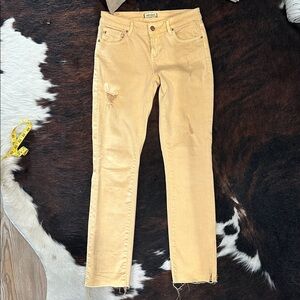 Dear John Light Yellow Jeans
